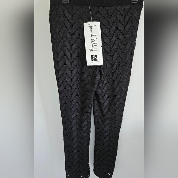 Joseph Ribkoff NWT Crochet Knit Open Weave Pants - Picture 4 of 5